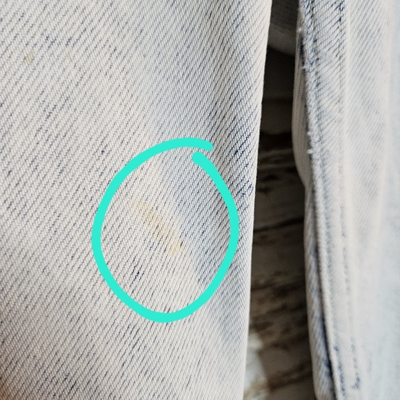 Zara distressed mid rise relaxed fit acid washed jeans size 8 - Picture 12 of 13